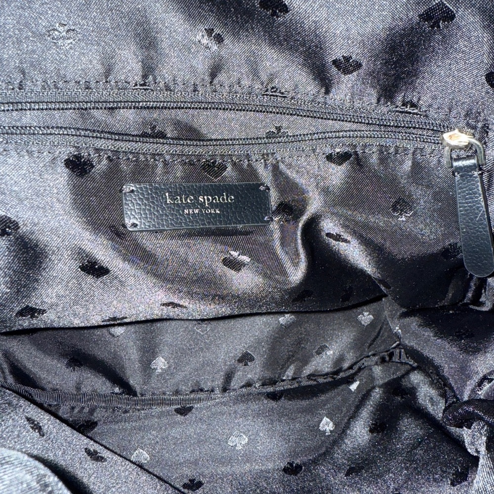 Kate Spade Black Floral Women's Backpack - Picture 9 of 10